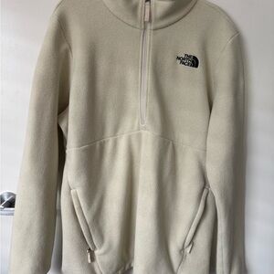 The North Face Cream Fleece Pullover